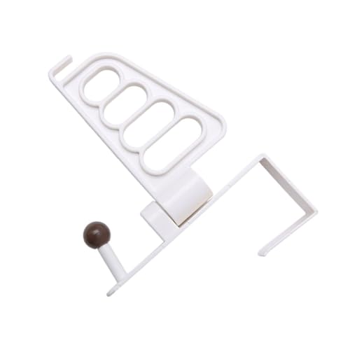 BIUDECO 日式浴室ドア用多機能ハンガーフック 省スペース設計 衣服帽子収納可能 耐久性良好 簡単取付け ホワイト