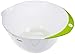Ibili 726624 Bol à pâtisserie 24 cm, Blanc/Vert