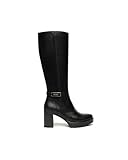 nero giardini Matière Semelle : Caoutchouc Nero Giardini I514855D Bottes Femme en Cuir - Noir 36 EU