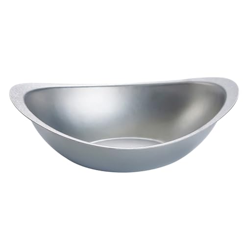 Alipis Insalatiera Insalata Ciotola Scodella Cucina Ciotole Portafrutta Con Tutto Spuntino Chiave Di Grandi Dimensioni Acciaio Inossidabile Silver