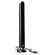 Hama Innenantenne (Antenne für Digitalradio (Dab/Dab+) und analog FM, Verstärkung des aktiven Signals bis zu 30 dB, Kabel 1,5 m, F-Stecker, Netzteil), Schwarz