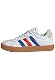 adidas Unisex niños VL Court 3.0 Shoes, FTWR White/Team Royal Blue/Better Scarlet, 32 EU