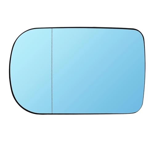 Glace de rétroviseur gauche teintée bleu pour BMW Série 7 E38 et 5 E39