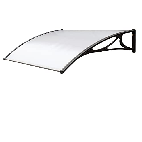 Linea Garden Friend P1327004, Pensilina ABS profondità 80 Cm, Lunghezza 100 Cm, Nero, 80 x 100 x 5 cm; 3,3 kg