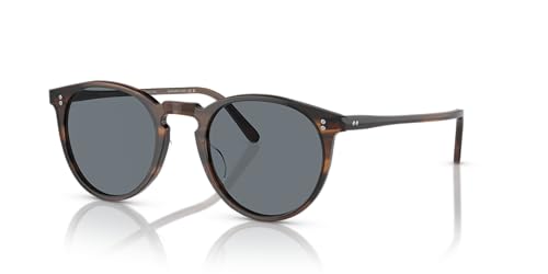 Oliver Peoples 0OV5183S O'malley Sun 1724R8 Tuscany Tortoise/Indigo Photochromic Round Men's Sunglasses