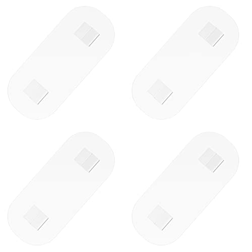 SWTYMIKI 4 PCS Traaceless Klebstoff, Dusch-Caddy Selbstklebende Haken, Ersatzhaken Cover
