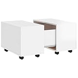 Gracias a las ruedas, la mesa central es flexible para moverse