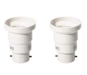 ledieu KOPPLA B22 to E27 Bulb Socket Converter (Bulb Fixing Type Change B22 to E27 )