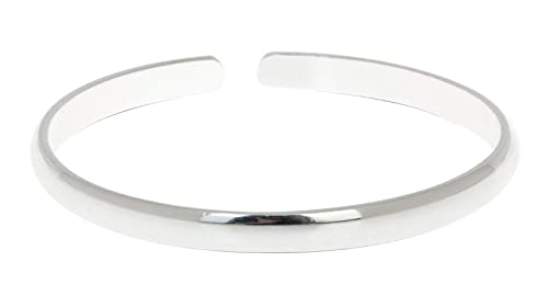 Bracelet jonc argent 925 ajustable : finis les problèmes de taille avec ce bijou 7mm