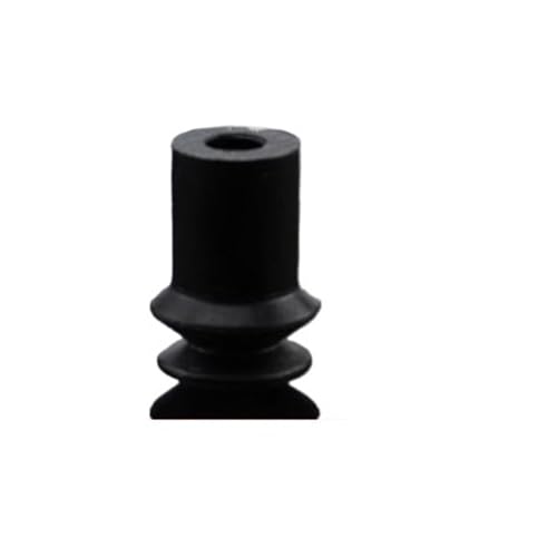 LIAWAYIV 10 PCS Robot Arm Vacuum Suction Cup Industrial B5/B8/B10/B15 Silicone Rubber Suction Cup Nozzle Pneumatic(Black,B10)