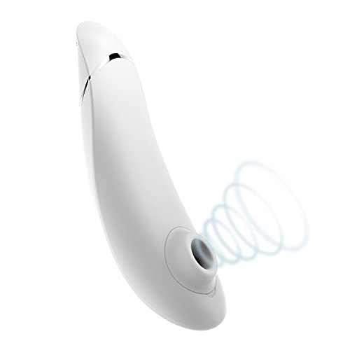 Womanizer Premium Sex Spielzeug für Frauen | Klitoris Stimulator für Sie mit 12 level | Dildo Vibrator für Erwachsene für Paare | Erotik Geschenke mit Vibration Toy Damen (White Chrome)