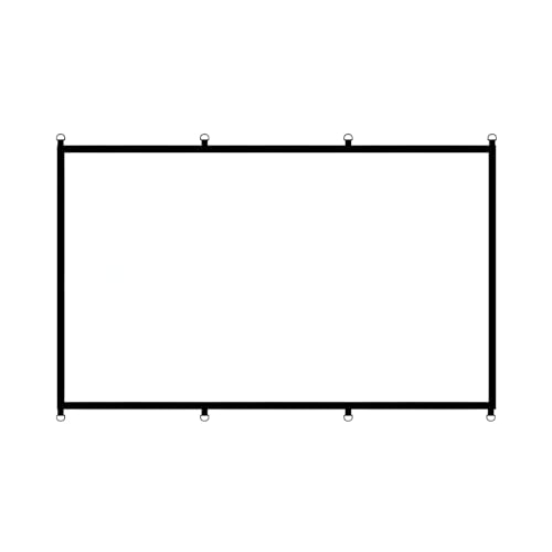 Pantalla de proyección lavable y plegable con tejido antiarrugas 16:9