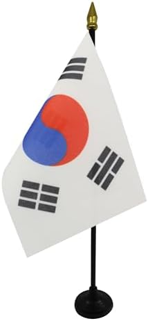 AZ FLAG Bandera de Mesa de Corea del Sur 15x10cm - BANDERINA de D...
