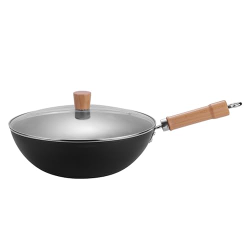 Wok con mango largo antiadherente 31.5 cm miniatura 1