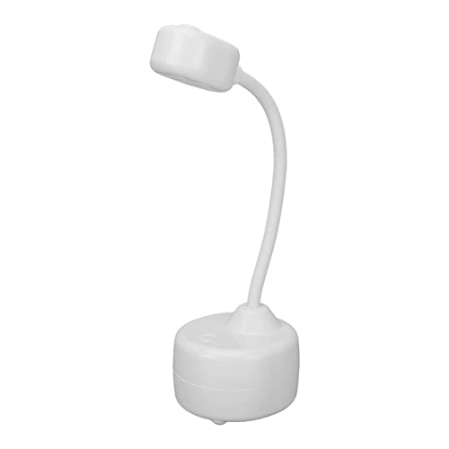 LUCKDANO Mini-Nagel-LED-Lampe, Nagel-Gel-Schreibtischlampe, weiß, Angepasster Stromspeicher, LED-Maniküre-Gel-Schreibtischlicht Zum Aushärten von Gel-Nagellack, U-V-Nagelgelen,