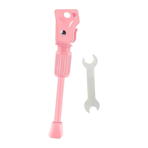 Vaveren Kids Bike Kickstand, Bicycle Leg Kick Stand, Foot Brace Support, Iron Single Side Kickstand for BMX Road Bikes, for 18inch Wheels