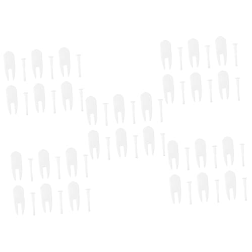 BESTonZON 6 Sets Yoga Ball Plug Replacement Kit with Stopper Remover Durable Exercise Ball Pullers for Quick Inflation and Repair Portable and Design