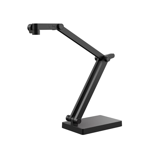 IPEVO Camera Stand with Magnetic Design for P2V Ultra and MP-8M Cameras Doubles as a Document Camera with The Multi-Jointed Stand, for presentations, Online Teaching, Recording, and Remote Monitoring