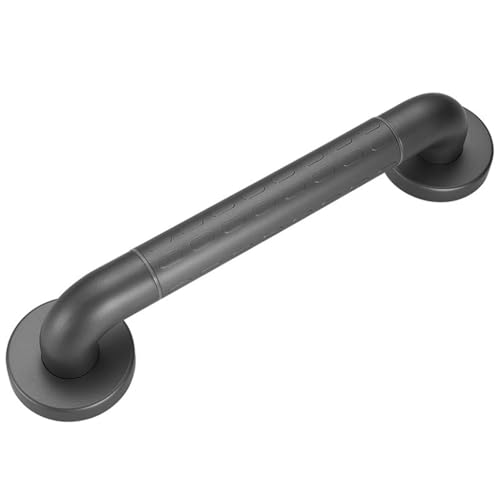 Barra di sostegno per doccia resistente e antiscivolo, in acciaio inox 304, maniglia di sicurezza a parete per anziani e anziani (48,3 cm), assistenza agli infortuni, colore grigio
