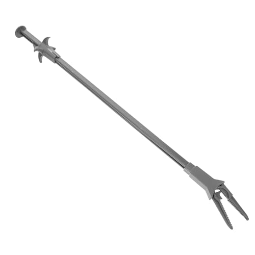 Happyyami Aquatic Plant Tweezers 50cm Fish Tank Decorations Plant Tongs Ergonomic Curved Tip and Sharp Trimming Blades