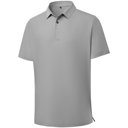 Amazon.com: DEOLAX Mens Polo Shirts Solid Mens Golf Polo