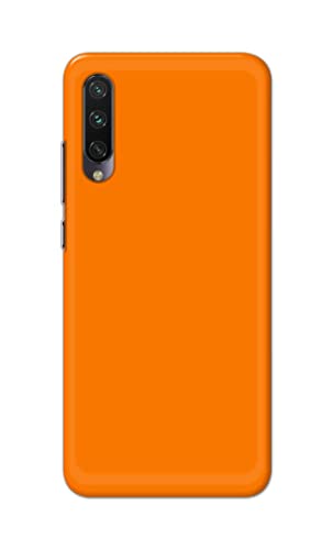 Image of Plain Orange Hard Back Case Cover for Mi A3 / Mi CC9e Back Cover -(J5) VNS2229