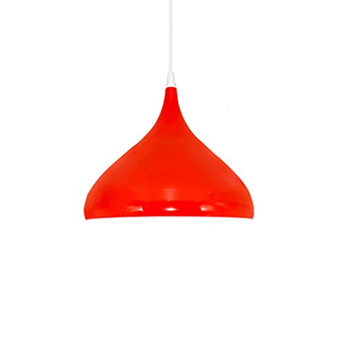 Suspension vintage blanc macaron pour illuminer vos repas sur la table de salle à manger