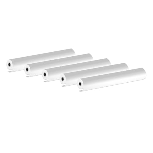 Papier thermique A4 haute densité en lot de 5 rouleaux anti-bavure pour imprimante
