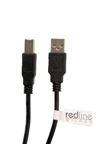 RLINE USB 2.0 Type A to USB Type B Cable 3m for Printer Camera, Hard Disk, Black, 3 m - Image 2