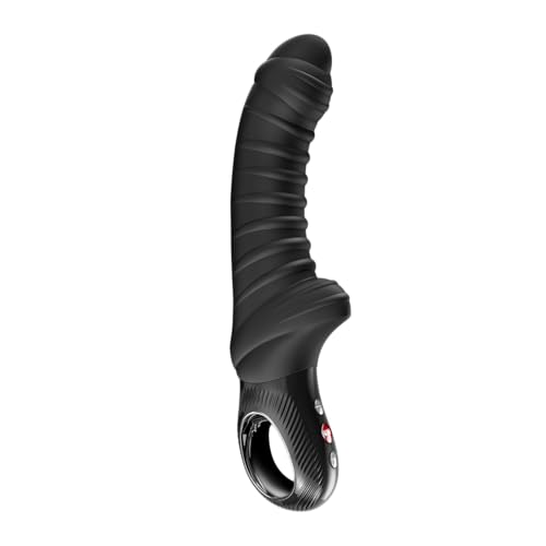 Fun Factory Tiger | Vibrator | G-Punkt-Vibrator mit LOOP-Griff | 12 Vibrationsprogramme | Gerippter Silikonschaft | Wasserdicht & USB-C | Sexspielzeug für Frauen
