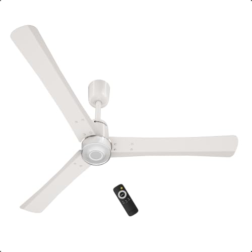 Image of atomberg Renesa Elite Smart 1200mm BLDC Ceiling Fan with Remote & Alexa Support | BEE 5 Star Energy Saving Fan | High Air Delivery | Moonbeam LED Light | Smart Fan | 5 Year Warranty | White