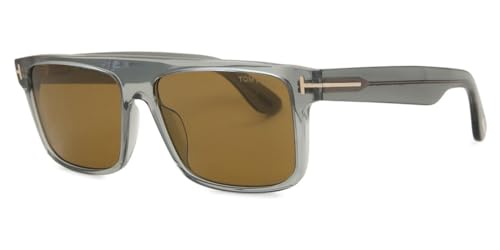 Sunglasses Tom Ford FT 0999 Philippe- 02 20E Shiny Transparent Grey,"t" Logo /2