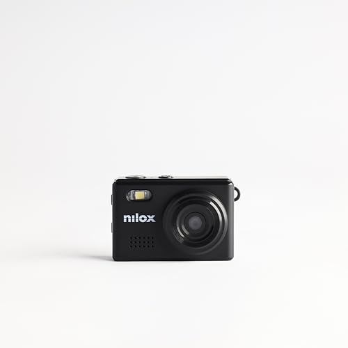Nilox Mini Action Cam Portachiavi HD 720p, Filtri Vintage, Video 30fps, Foto e Audio, Ultra...