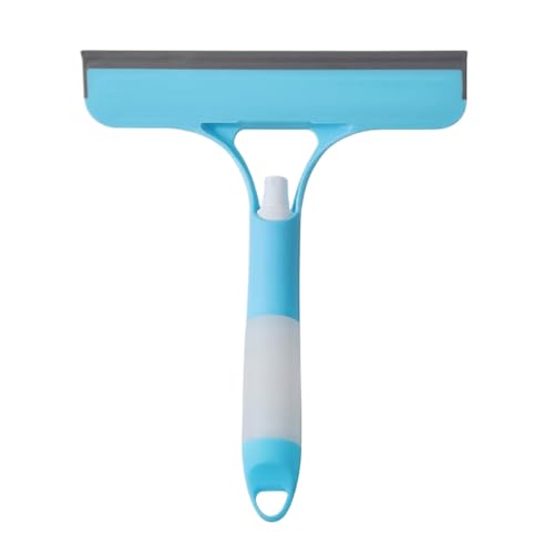 - Rasqueta limpiacristales – Rasqueta con mango ergonómico, spray para espejo, ducha, cocina, coche, casa