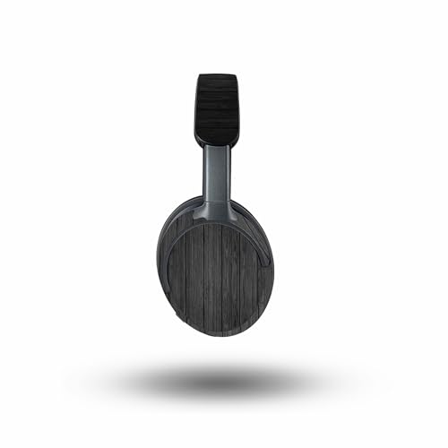 Image of MightySkins Skin Compatible with Bose QuietComfort Ultra - Black Wood | Protective, Durable, and Unique Vinyl Decal wrap Cover | Easy to Apply, Remove, and Change Styles