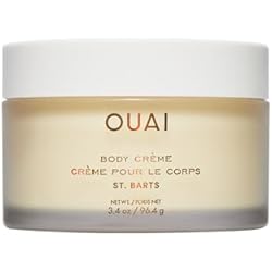 OUAI Body Creme, St. Barts Travel Size - Hydrating Whipped Body Cream with Cupuaçu Butter, Coconut Oil & Squalane - Softens Skin & Delivers Radiant Glow - Sulfate-Free Skin Care (3.4 oz)
