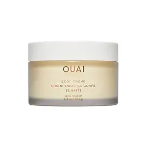 OUAI Body Creme, St. Barts Travel Size - Hydrating Whipped Body Cream with Cupuaçu Butter, Coconut Oil & Squalane - Softens Skin & Delivers Radiant Glow - Sulfate-Free Skin Care (3.4 oz)