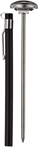 SYGA Pocket Thermometer, Waterproof, 5″ Stem, 1″ Dial, -10/110 Celsius