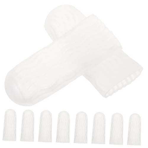 minkissy 10pcs Finger Protector Support Finger Sleeve Finger Covers Finger Cots Small