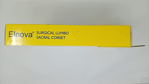 Elnova Lumbo Sacral Corset (Back Pain Aluminium Belt) (Small -Beige)