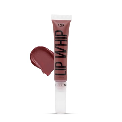 Fae Beauty Lip Whip 12Hr Comfortable Matte Liquid Lipstick (10ml) | Waterproof | Long Wear | Non Drying | Soft Mousse Smudgeproof Formula | Vegan | With Moisture Lock Technology | Enriched with Vitamin E and Cherry Coffee – Cherry