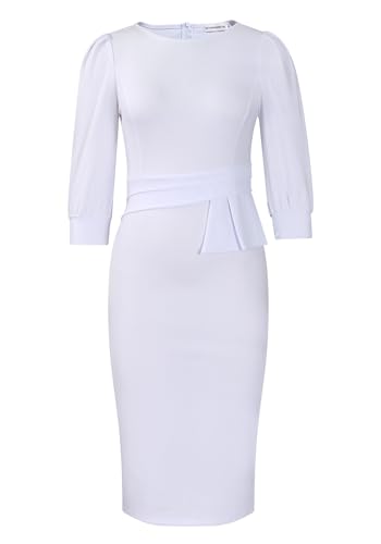 Women's Bodycon Church Dress Elegant Formal Office Business Wear to Work Suiting Dresses4