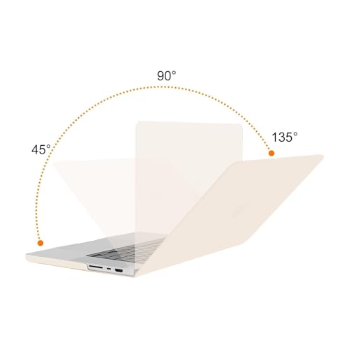 Image of MOSISO Compatible with MacBook Pro 16 inch Case 2025 2024 2023 2022 2021 M4 M3 M2 M1 A3403 A3186 A2991 A2780 A2485 Pro Max, Plastic Hard Shell&Keyboard Cover&Screen Film&Storage Bag, Beige