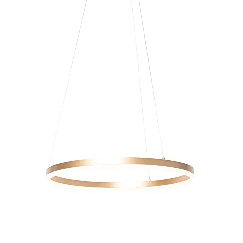 Suspension LED avec variateur inclus lustre design laiton doré