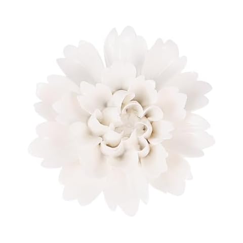 LIFKOME Ceramic Peony Wall Flower Decor Cover
