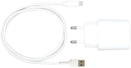 Apollo tech Kit Carregador de iPhone, Cabo de 1,2 m, Lightning, B...