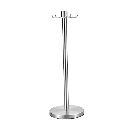 COLLBATH Stainless Steel Kitchen Utensil Holder Space Saving Cooking Tool Rack for Spoons and Pasta Servers and Stable Cookware Holder for Countertops