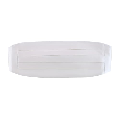 Image of Trafalgar Men's Sutton Solid Color Silk Cummerbund