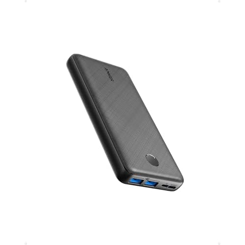 Anker 325 Powerbank, 20000mAh externer Akku PowerIQ Technologie USB-C Port, enorme Energiedichte, kompatibel mit iPhone, Samsung Galaxy, iPad und mehr Einzelzelle