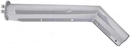 United Pacific 10651 Mud Flap Hanger, 28", Chrome, 45 Degree Angled, 1 1/8" Bolt Pattern, Heavy Duty